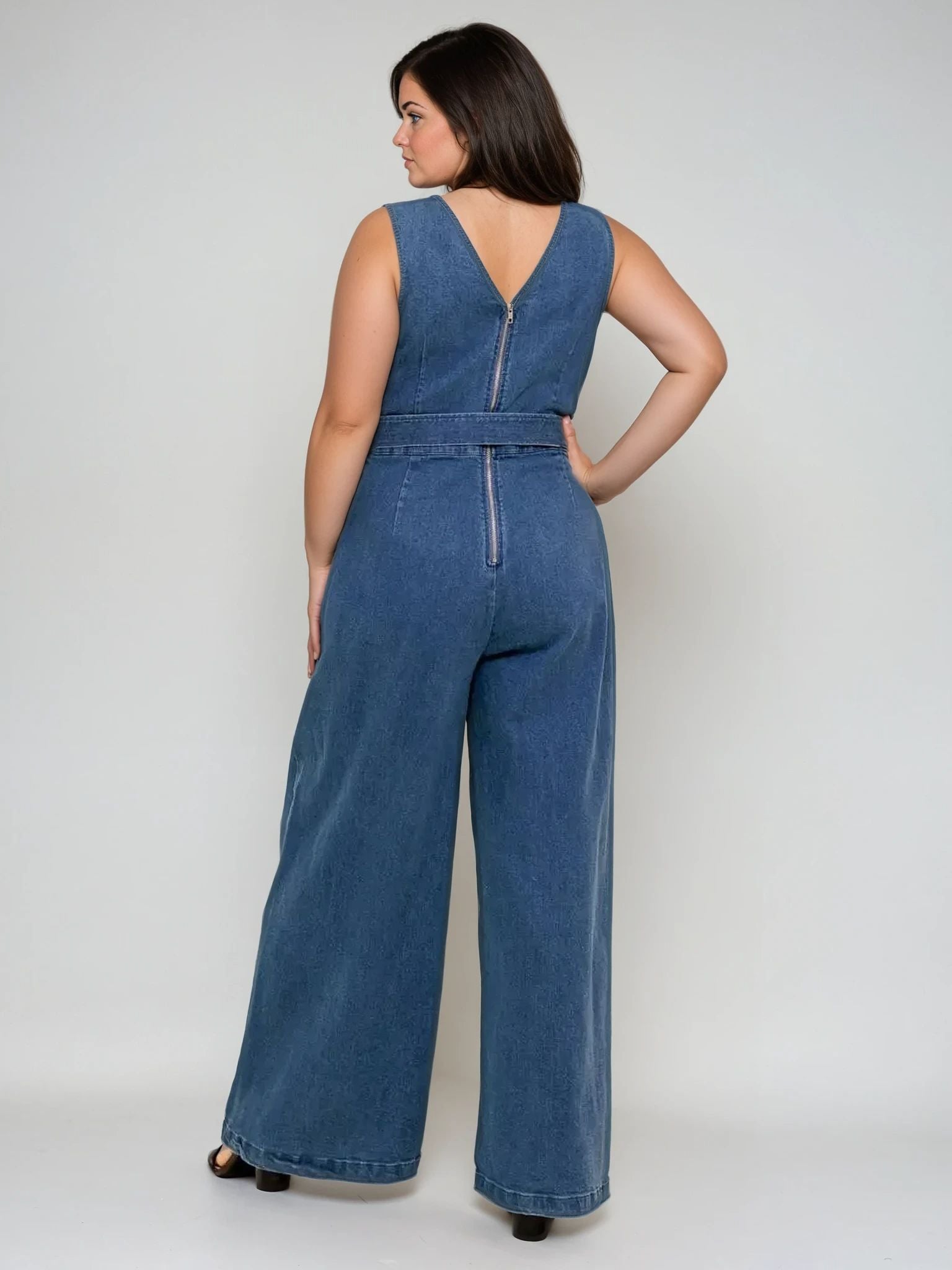Denim Jumpsuit - THOROUGH WARDROBE