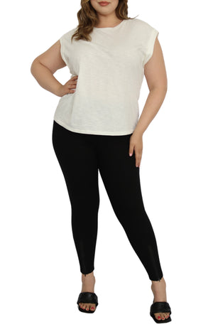 Zip Front Convertible High Waist Legging - THOROUGH WARDROBE
