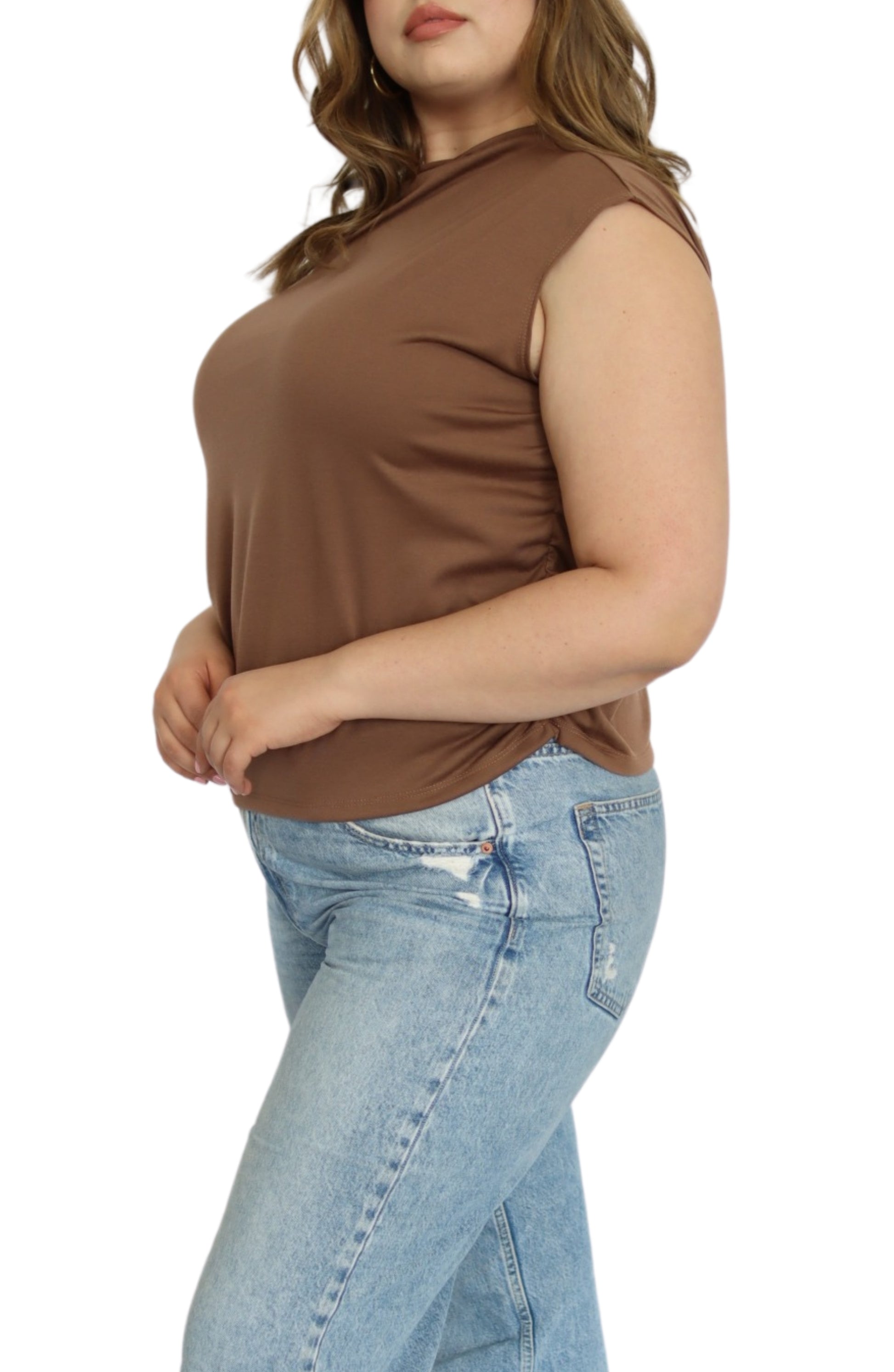 Mock Neck Knit Top - THOROUGH WARDROBE