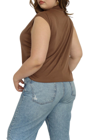Mock Neck Knit Top - THOROUGH WARDROBE