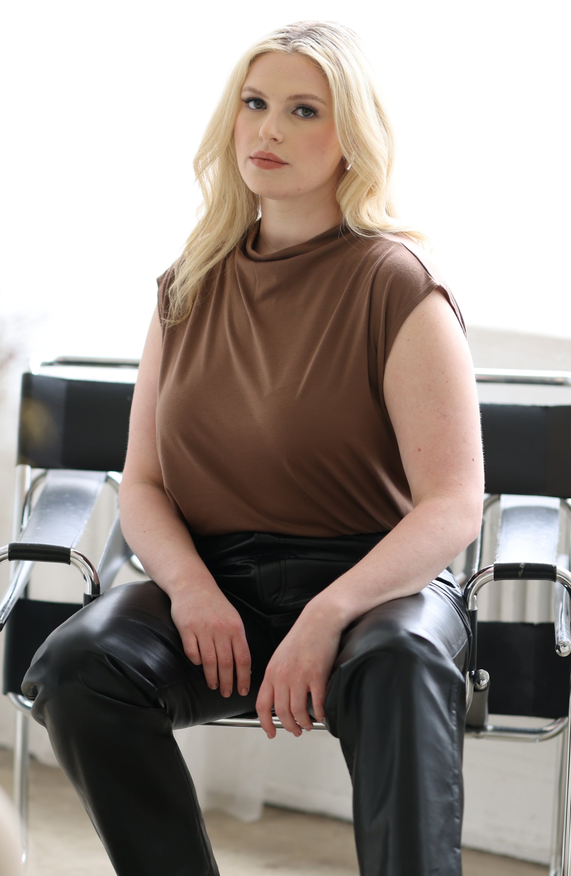 Mock Neck Knit Top - THOROUGH WARDROBE