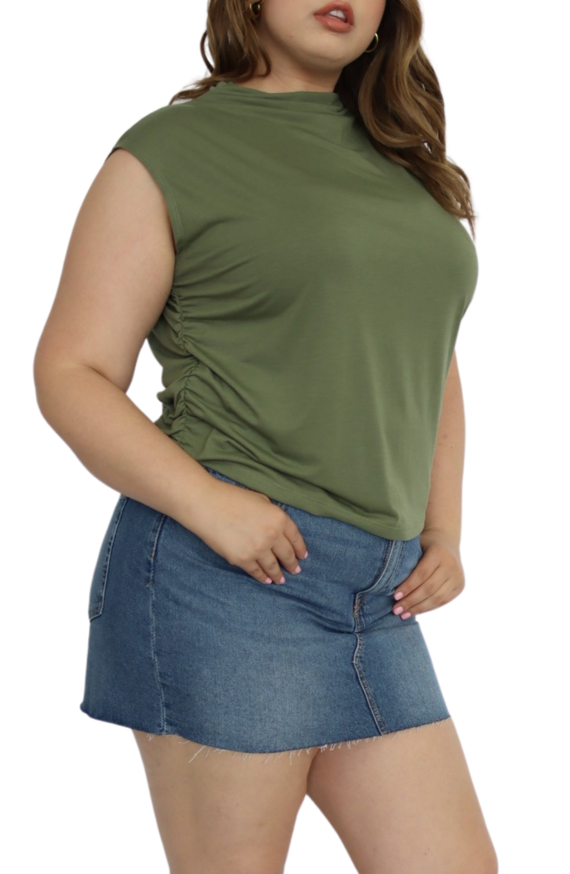 Mock Neck Knit Top - THOROUGH WARDROBE