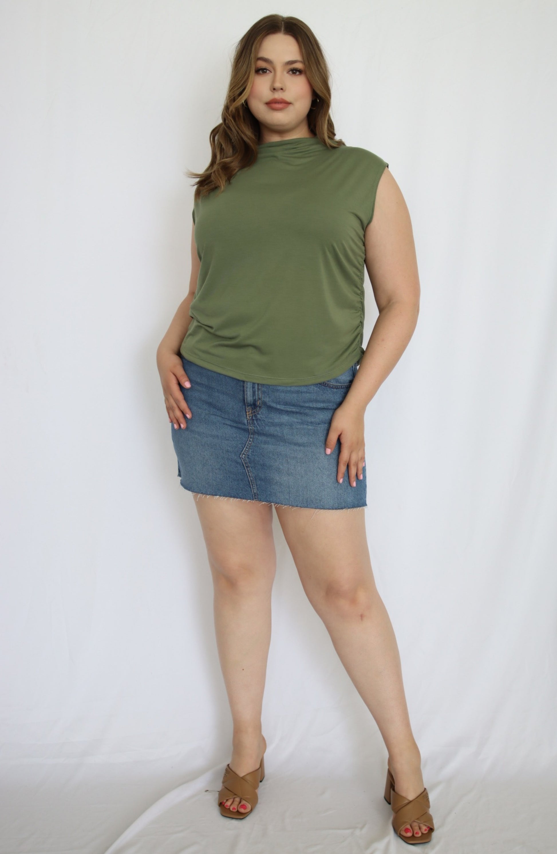 Mock Neck Knit Top - THOROUGH WARDROBE
