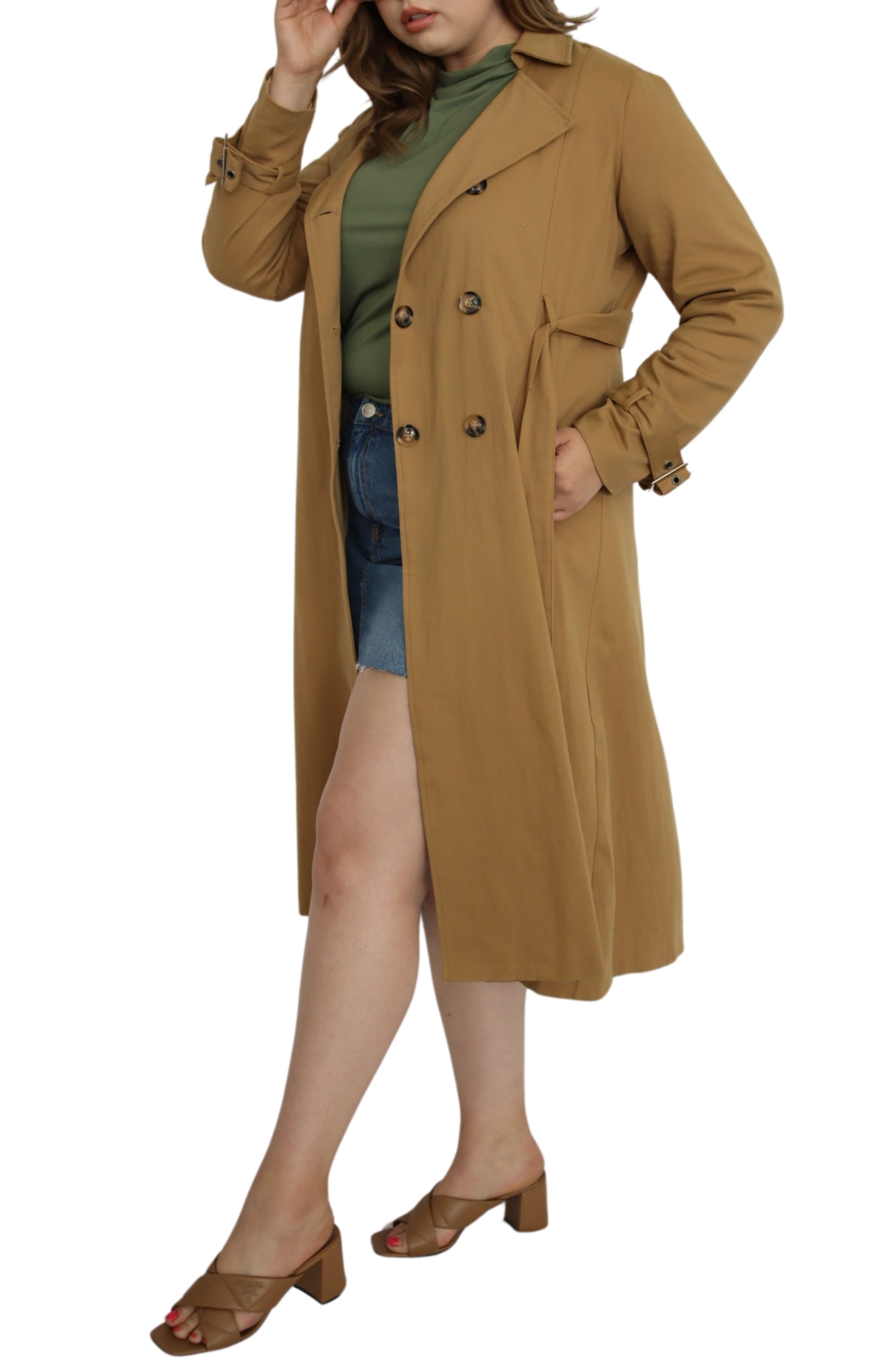 Belted Trench Coat - THOROUGH WARDROBE