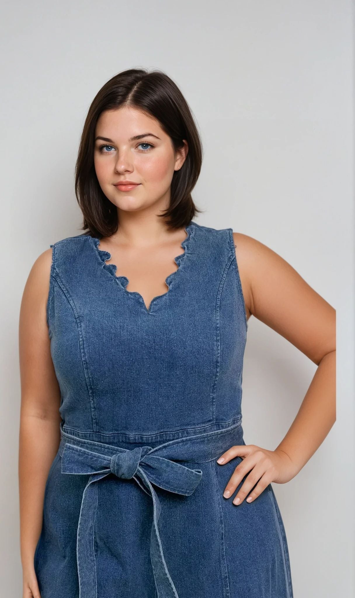 Denim Jumpsuit - THOROUGH WARDROBE