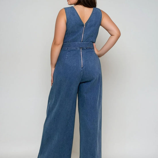 Denim Jumpsuit - THOROUGH WARDROBE