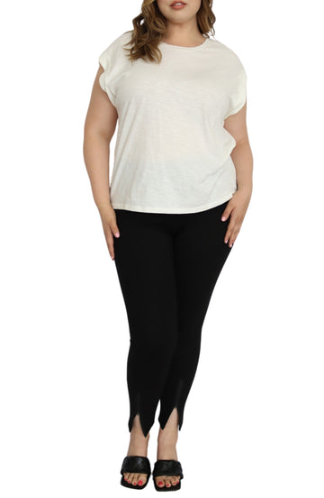 Zip Front Convertible High Waist Legging - THOROUGH WARDROBE