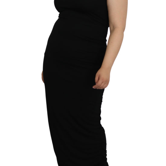 Mock Neck Sleeveless Knit Maxi Dress - THOROUGH WARDROBE