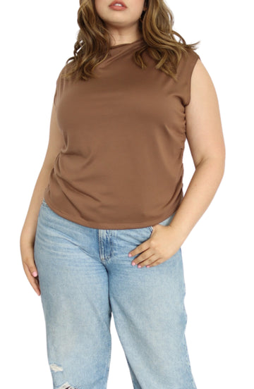 Mock Neck Knit Top - THOROUGH WARDROBE