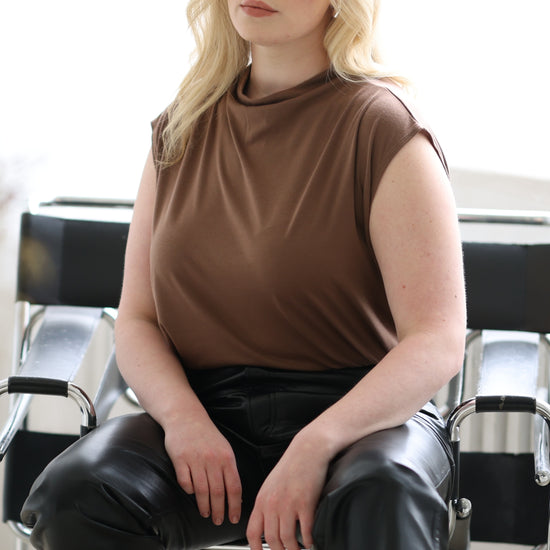Mock Neck Knit Top - THOROUGH WARDROBE