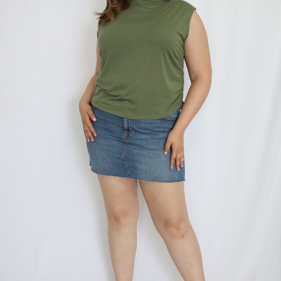 Mock Neck Knit Top - THOROUGH WARDROBE