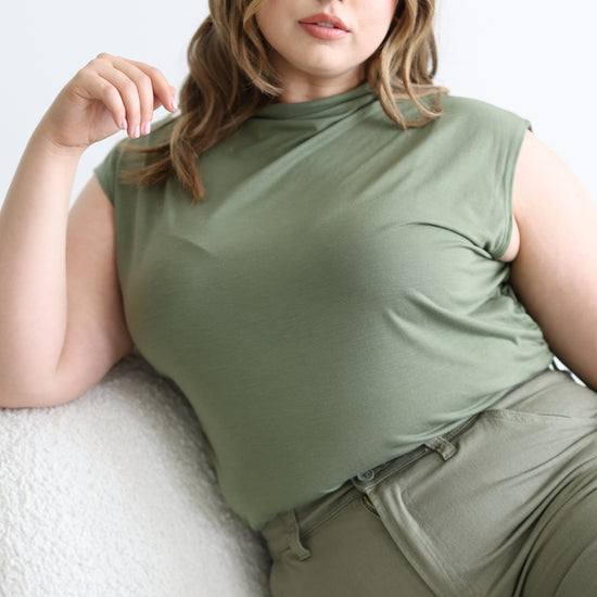 Mock Neck Knit Top - THOROUGH WARDROBE