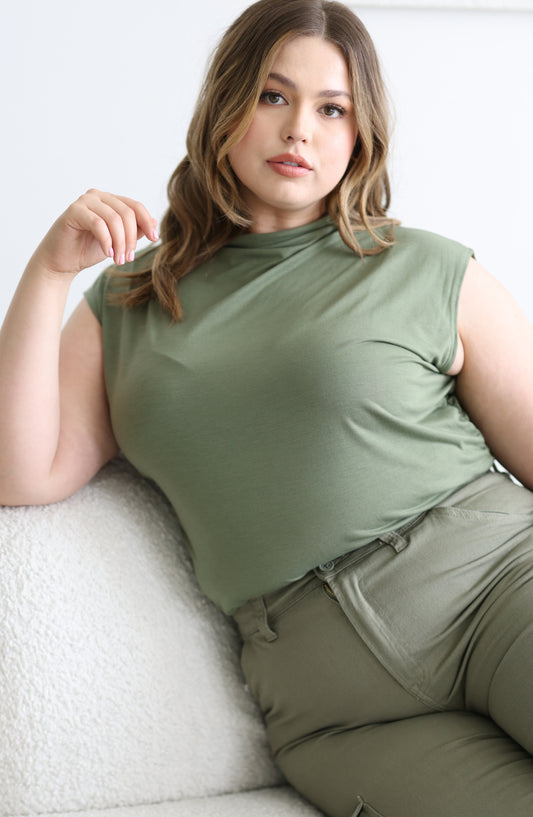 Mock Neck Knit Top - THOROUGH WARDROBE