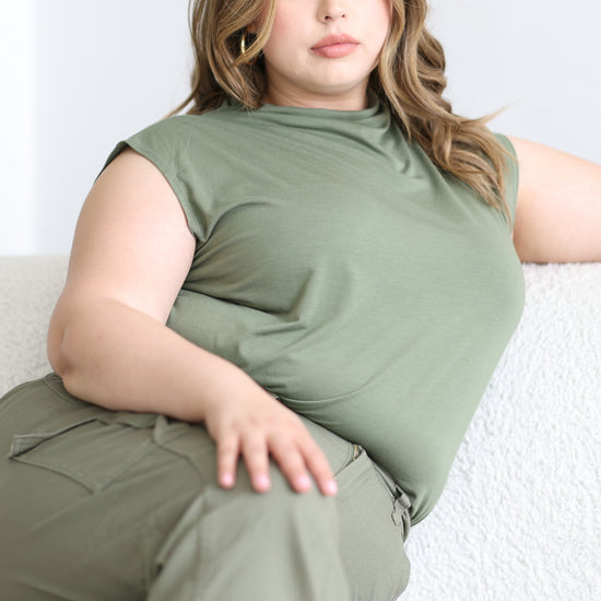 Mock Neck Knit Top - THOROUGH WARDROBE