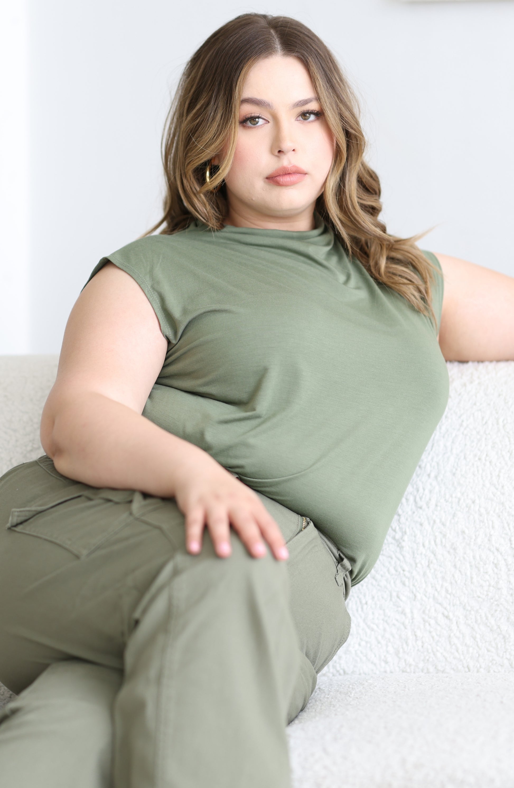 Mock Neck Knit Top - THOROUGH WARDROBE