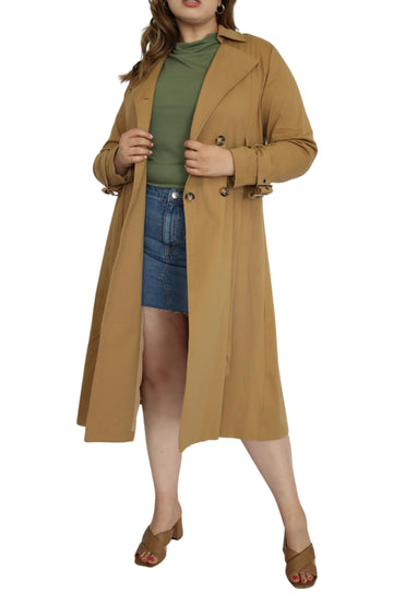 Belted Trench Coat - THOROUGH WARDROBE
