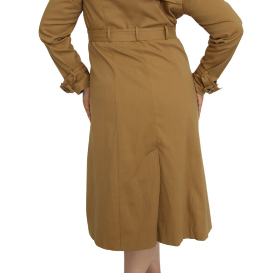 Belted Trench Coat - THOROUGH WARDROBE