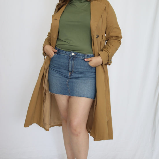 Belted Trench Coat - THOROUGH WARDROBE