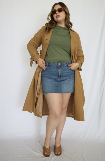 Belted Trench Coat - THOROUGH WARDROBE